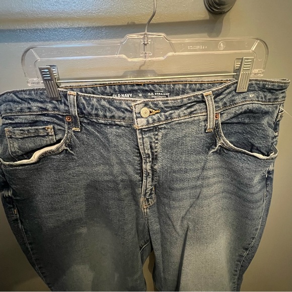 Old Navy High-Rise O.G. Straight Jeans โ Secret Smooth Pockets, Size 18, NWT - Picture 4 of 7
